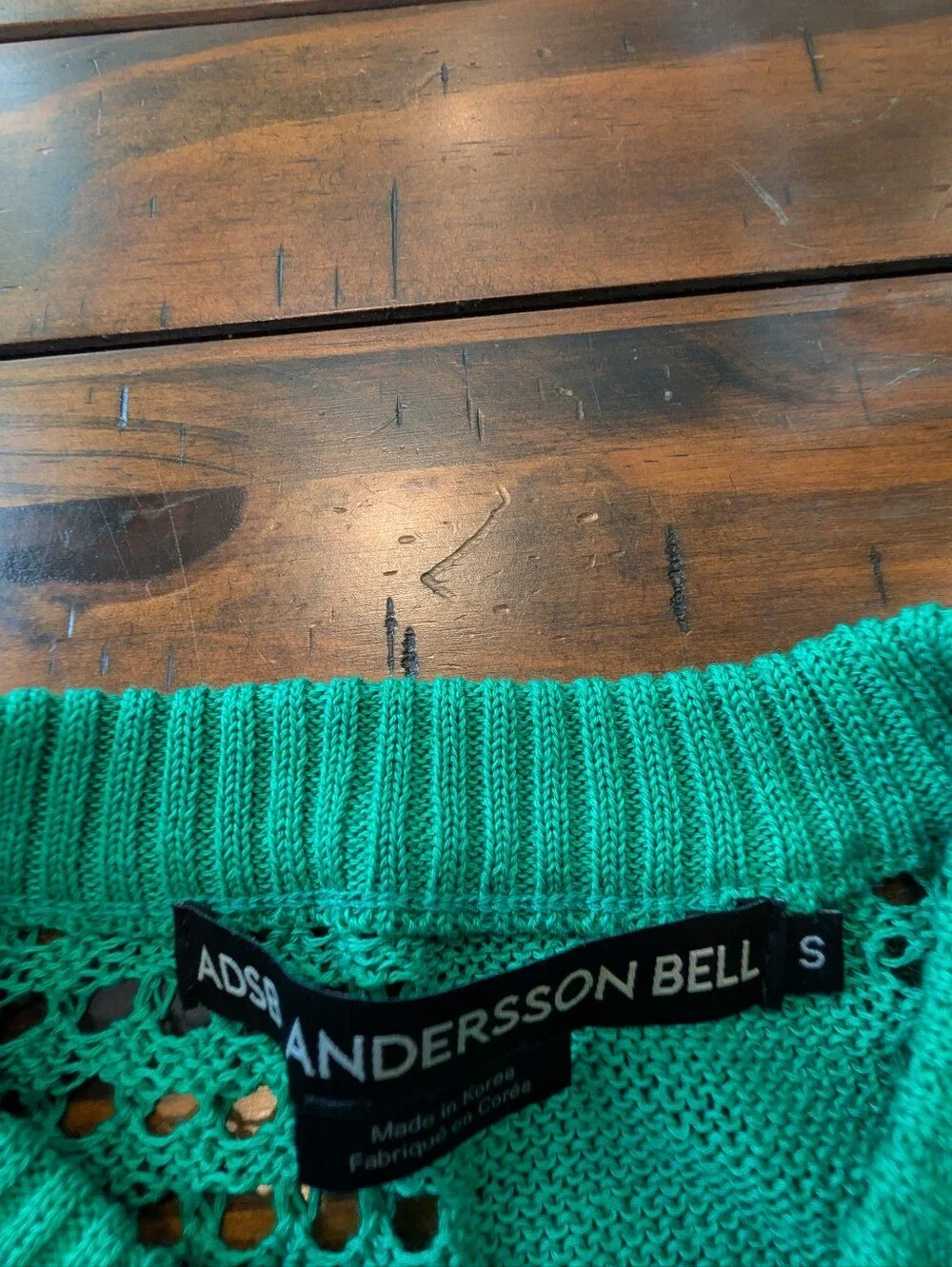 Andersson Bell Rodri Sweater Open Knit Linen Blend